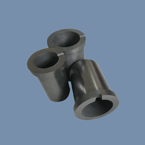 Creuset en graphite personnalisé à forte résistance aux alcalis 99.95% industrie de la fonderie creuset en graphite de coulée a 350 - Product Image 5