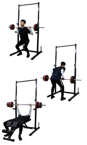 Jaulas de acero para uso doméstico, equipo de gimnasio, levantamiento de pesas, Power Squat <span class=keywords><strong>Rack</strong></span> - Product Image 6