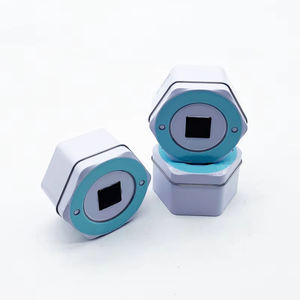 Caja de regalo poligonal simple personalizada Caja de regalo de metal Caja de lata hexagonal de regalo Caja de lata de aluminio - Product Image 3