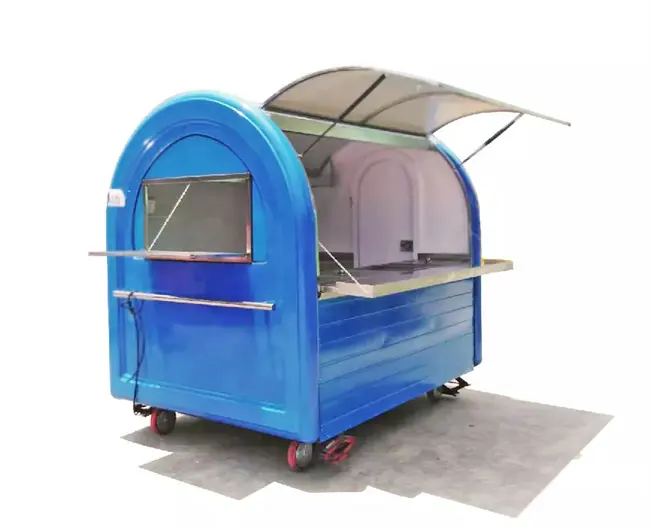 Outdoor Mobile Hot Dog Fast Food Truck Food Trailers United States Standard Food Vending Cart Cooking Kiosk for Sale In China