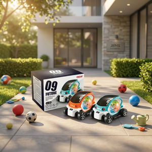Voiture de cascade en plastique à piles, jouet pour enfants, rotation à 360 degrés, musique et lumières, certifiée EN71, pour les enfants de 2 à 4 ans - Product Image 1