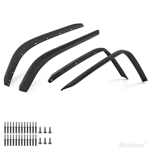 Kit carrosserie pour <span class=keywords><strong>Jeep</strong></span> <span class=keywords><strong>Wrangler</strong></span> <span class=keywords><strong>JK</strong></span> 2007 + accessoires auto partie maiker offroad Fender Flare Extensions Trim - Product Image 2