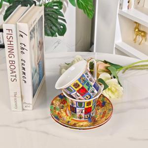 Decoración para el Hogar, Taza de Café de Lujo Estilo Europeo, Cuchillo, Tenedor y Cuchara de Cerámica, Regalo para el Hogar u Oficina, Artesanía en Cerámica - Product Image 5