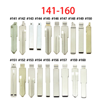 Clés de voiture universelles en laiton massif, lame de clé en laiton massif pour remplacement de clé de voiture, compatible avec diverses marques de voitures, accessoires de serrurier