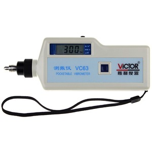 VICTOR VC63 เครื่องวัดการสั่นสะเทือนแบบดิจิตอลเครื่องวัดการสั่นสะเทือนแบบพกพา 0-199.9 M S2 10-1000 เฮิรตซ์ - Product Image 5