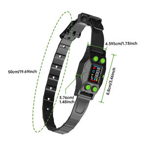 Collier de dressage électronique pour chien en plastique étanche avec <span class=keywords><strong>GPS</strong></span> par satellite, son, vibrations, clôture électronique fixe, GSM GPRS, sans émetteurs - Product Image 6