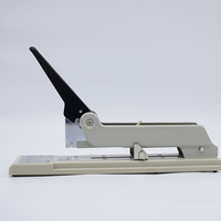 Agrafeuse Manuelle de Bureau Robuste à Grande Capacité et Bras Long, Pour Reliure de Livrets et Magazines, Construction Métallique
