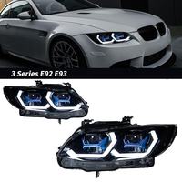 Faros Delanteros LED CREULI Angel Eye para BMW Serie 3 E92 E93 2007-2010, DRL, Señal de Giro, Proyector, Plug & Play, Actualización Retrofit