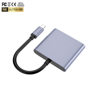 3in1 Type-c HUB USB C 4KHDMI PD USB3.0 Hub Usb pour la plupart des appareils Hub USB C hdmi Station d'accueil