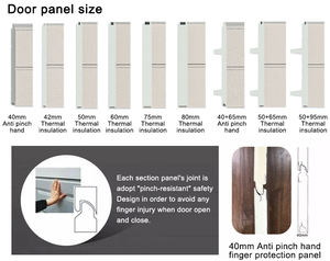 Pintu garasi desain Modern otomatis, bahan polimer baru harga rendah pintu garasi pabrik - Product Image 5