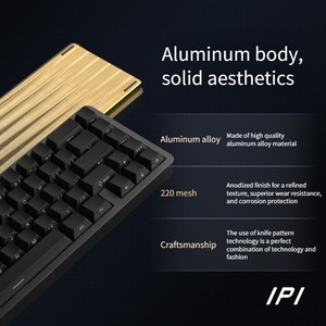 <span class=keywords><strong>IPI</strong></span> RAIN65 Pro interruttore magnetico tastiera alluminio RT0.01MM 8KHz Trigger rapido a bassa latenza tastiera da gioco cablata RGB retroilluminazione - Product Image 4