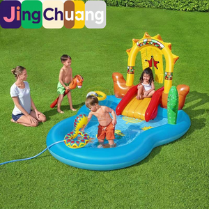 <span class=keywords><strong>Piscina</strong></span> Infantil 53118, <span class=keywords><strong>Piscina</strong></span> Reforzada con Chorros <span class=keywords><strong>de</strong></span> Agua, <span class=keywords><strong>Parque</strong></span> Acuático <span class=keywords><strong>del</strong></span> <span class=keywords><strong>Oeste</strong></span> Salvaje, <span class=keywords><strong>Piscina</strong></span> <span class=keywords><strong>de</strong></span> Entretenimiento - Product Image 1