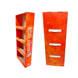 Cardboard Custom Printed Small Size <b>Wall</b> Sidekick <b>Display</b> Slat <b>Wall</b> Mounted Paper <b>Displays</b> <b>Wall</b> Mounted Snack <b>Display</b> - Product Image 5