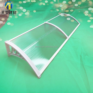 Polycarbonate solid/hollow sheet <strong>window</strong> awnings/outdoor canopy <strong>plastic</strong>/aluminium brackets - Product Image 3