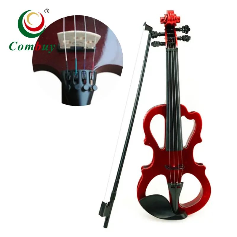Instrumentos musicales electrónicos toque de juguete de plástico de violín