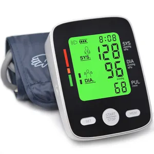 חכם מחובר LCD תצוגה דיגיטלי למדוד לחץ דם צג עם זיהוי קצב לב לא סדיר