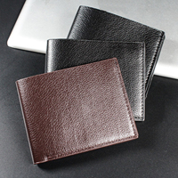 Fashion terbaru dompet pendek pria Vegan kulit Pu desain buaya RFID dilindungi lapisan poliester huruf harga pabrik
