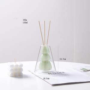 शादी की पार्टी के लिए नए उत्पाद लक्जरी खाली रंगीन बोरोसिलिकेट ग्लास क्रिस्टल वेस - Product Image 4