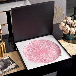 ชุดจานชามโบนไชน่าสไตล์ตะวันตกสำหรับใช้ในบ้าน จานตื้นสำหรับสเต็กและผัก บรรจุในกล่องของขวัญสำหรับกลับไปโรงเรียน ปลอดภัยสำหรับเครื่องล้างจาน - Product Image 2