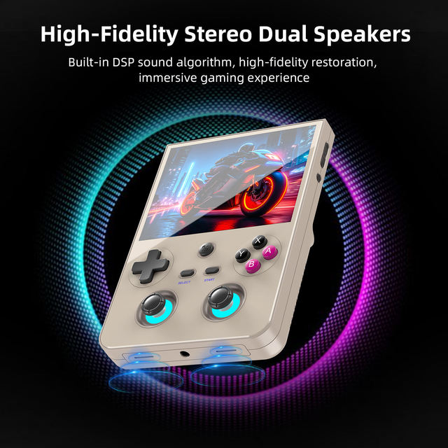 ANBERNIC RG477V Retro Handheld Game Console 4.7-inch LTPS Game Player Dimensity Online Multiplayer Streaming RG 477V