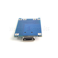 Módulo de placa de carga de batería de litio 1A interfaz MICRO USB TP4056 placa para módulo