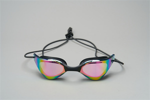 Lunettes de natation anti-buée Xinyixuan, verres en PC imperméables, lunettes de natation en silicone, sangle réglable pour l'entraînement des adultes - Product Image 4