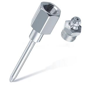 WZAUTO Puntas <span class=keywords><strong>de</strong></span> boquilla <span class=keywords><strong>de</strong></span> pistola engrasadora tipo aguja Adaptador <span class=keywords><strong>de</strong></span> engrasador estrecho plateado hecho <span class=keywords><strong>de</strong></span> acero - Product Image 6