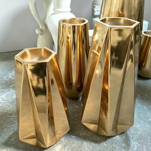 Macetas de Lujo con Acabado de Mármol, Elegantes Jarrones con Aspecto de Piedra para Decoración de Vestíbulos de Hotel, Macetas Grandes para Piso - Product Image 5