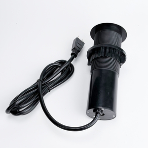 Enchufe de Mesa Inteligente para el Hogar, Material ABS, con Carga Rápida USB y Cargador Inalámbrico de 15W, Enchufe Emergente Neumático para Cocina - Product Image 4