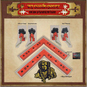 Règle à angle droit à 90 degrés Mesures du travail du bois Positionnement Pince à angle en forme de L OEM DIY Charpentiers Paquet laser 160mm - Product Image 3