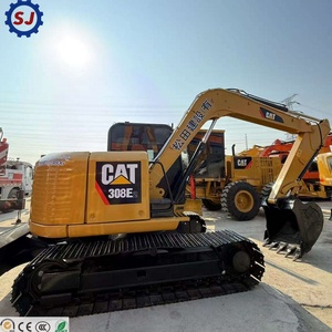 รถขุดขนาดเล็ก CAT308E2 มือสอง 8 ตัน ของแท้จากญี่ปุ่น ระบบไฮดรอลิกแบบยืดหยุ่น ชั่วโมงการทำงานต่ำ อุปกรณ์ก่อสร้าง CAT305 CAT306 CAT307 - Product Image 1