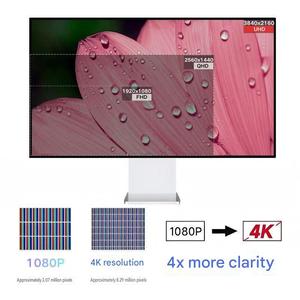 Moniteur 4K 27 pouces en <span class=keywords><strong>aluminium</strong></span> pour studio, écrans LCD, moniteur IPS, écran <span class=keywords><strong>PC</strong></span>, affichage 4K avec USB-C pour la conception graphique - Product Image 3
