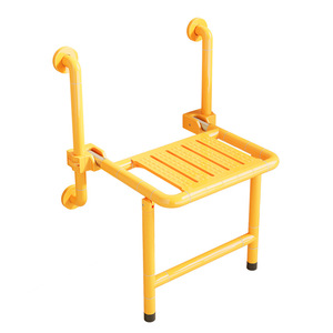Meiruide – tabouret de salle de bain pliant mural avec accoudoirs, capacité de charge de 150kg, siège de douche antidérapant pour personnes âgées - Product Image 5