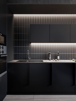 Geleneksel Modüler Mutfak Dolapları ve Gardıroplar, Modern Mutfak Oturma Odası TV Dolapları için Masif Ahşap Panellerle