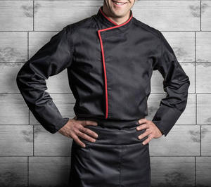 Giacca da Chef traspirante Patchwork a maniche corte monopetto giacca estiva magliette da lavoro uniformi da cucina cucina del ristorante - Product Image 2