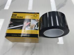 Film autocollant en vinyle fibre de carbone DIY pour voiture, protection anti-rayures, ruban carbone <span class=keywords><strong>K5D</strong></span> - Product Image 4