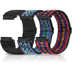 Bracelets de montre de 19 mm adaptés à toutes les montres traditionnelles et aux montres intelligentes avec des passants de montre de 19 mm de largeur - Product Image 1