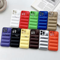 Coque de téléphone créative style doudoune pour iPhone 18 17 Pro Max, protection antichoc North Face, compatible 16 15 14 13