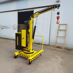 Mini grue électrique portative 2T, grue rotative à 360 degrés, petite grue hydraulique portable pour la manutention quotidienne - Product Image 3