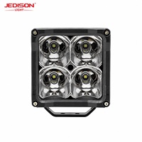 Feux de route LED cubiques de 4 pouces, résistants aux UV, 4000LM, IP67, phare antibrouillard, 12V 24V, lampe auxiliaire tout-terrain pour véhicule universel