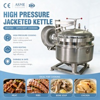 Ketel Berjaket Tekanan Tinggi Pemanas Uap untuk Pemanasan Susu, Konsentrat, dan Sirup Gula