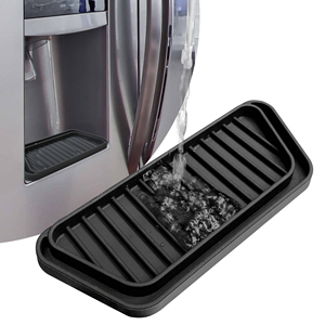 <span class=keywords><strong>Distributeur</strong></span> <span class=keywords><strong>d</strong></span>'<span class=keywords><strong>eau</strong></span> en silicone écologique Kitchenaid Cafe <span class=keywords><strong>Frigidaire</strong></span> Plateau <span class=keywords><strong>d</strong></span>'égouttement semi-circulaire pour porte de réfrigérateur Tapis <span class=keywords><strong>d</strong></span>'égouttement pour receveur - Product Image 1