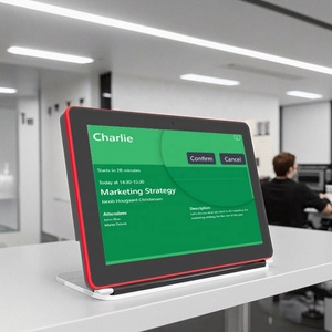 Tablette PC tactile Android 10,1 pouces avec écran LED latéral, montage mural, PoE, NFC, RFID, pour la réservation <span class=keywords><strong>de</strong></span> salles <span class=keywords><strong>de</strong></span> réunion - Product Image 1