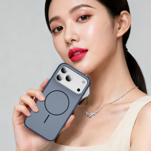 Nuove Custodie per Cellulari in PC TPU Impermeabili Antiurto con Ricarica Wireless Bicolore per 17 Pro Max Design Business - Product Image 4