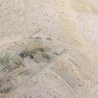 Tissu Jacquard extensible croisé respirant en maille douce brodé de paillettes et de dentelle ondulée, pour textile de maison et vêtements, technique de trame