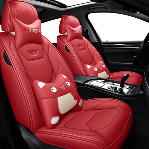 ชุดผ้าคลุมเบาะรถยนต์สำหรับผู้หญิง,เบาะรถยนต์อเนกประสงค์ลายแมวสีชมพู Girly ปี2023สำหรับ <span class=keywords><strong>Ford</strong></span> Bronco ปรับแต่งได้ - Product Image 3