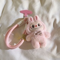 Nouveau Pendentif Peluche Bubu, Porte-clés Enfant 3D Cartoon Bubble Mart en Alliage de Zinc Durable et Écologique, Tendance