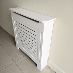 Cubierta de radiador de MDF, armario de calefacción blanco para decoración del hogar - Product Image 2