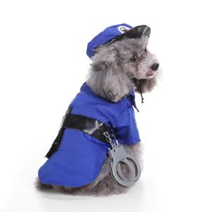 Hoge Sterkte Grappige Hond Halloween Kostuum Anti-Rimpel Polyester Huisdier Jurk Met Gestreept Patroon Voor Winterseizoen - Product Image 5