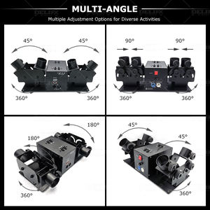 เครื่องยิงกระดาษคอนเฟตติแบบ 4 หัว สามารถเชื่อมต่อกันได้ ยิงกระดาษสี กระดาษริบบิ้น และผงคอนเฟตติ ควบคุมด้วยระบบ DMX สำหรับงานเฉลิมฉลองเปิดเผยเพศลูก - Product Image 6